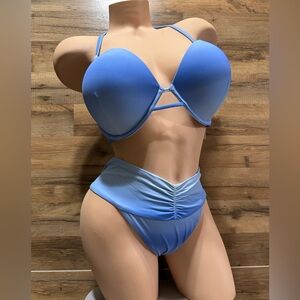 36C,36D Large bombshell Victoria’s Secret Blue Ombre Bikini Set
